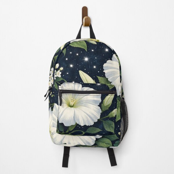 Item preview, White Moonflowers in the Starry Night Sky designed and sold by Owcomm.