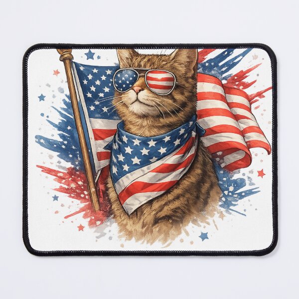 Item preview, American Cool Cat | USA Flag Shades & Swagger designed and sold by GokuCreative .