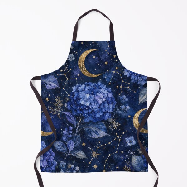 Item preview, Celestial Hydrangea Night Pattern designed and sold by Owcomm.