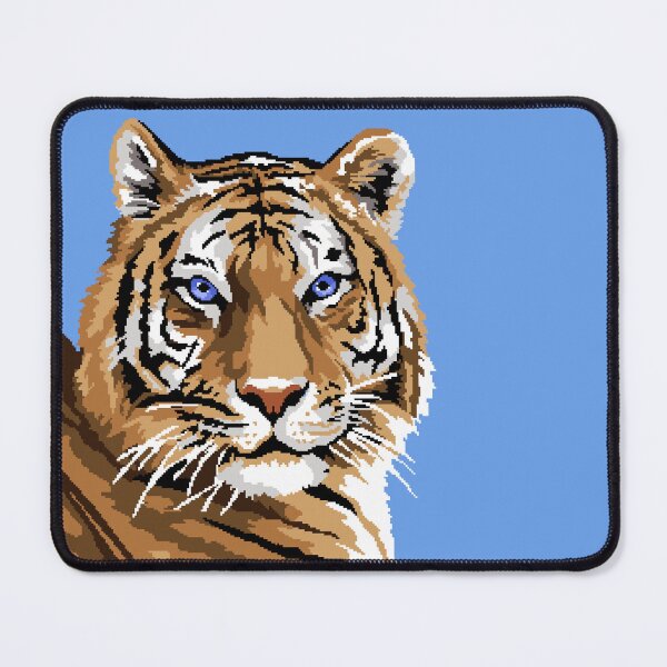 Item preview, Pixel Tiger Portrait designed and sold by LilSeashell.