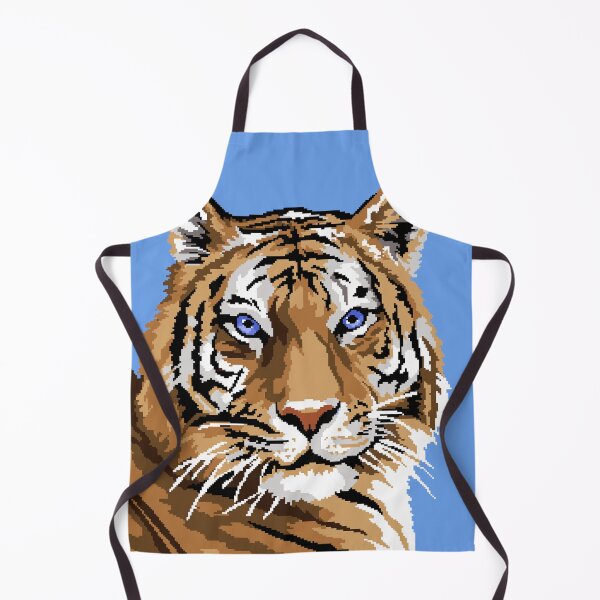 Item preview, Pixel Tiger Portrait designed and sold by LilSeashell.