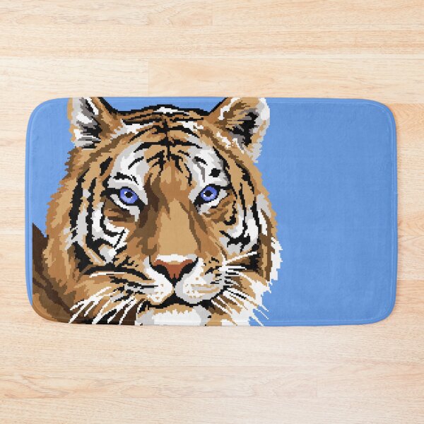 Item preview, Pixel Tiger Portrait designed and sold by LilSeashell.