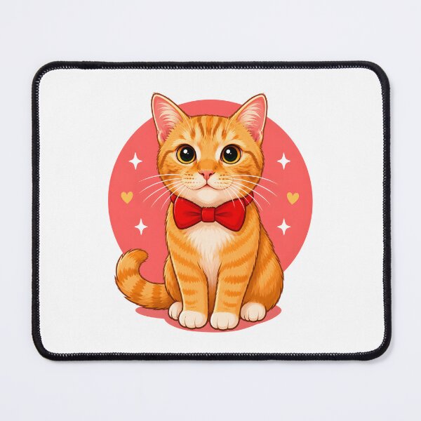 Item preview, Cute ginger kitten with bowtie designed and sold by KLflorals.