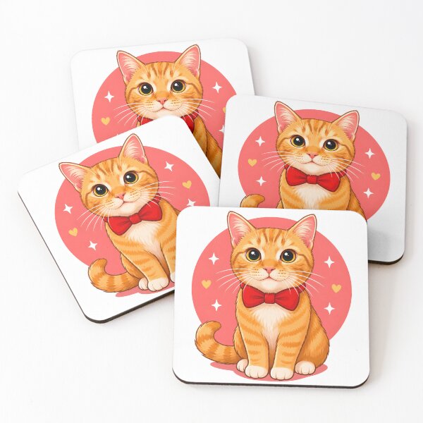 Item preview, Cute ginger kitten with bowtie designed and sold by KLflorals.