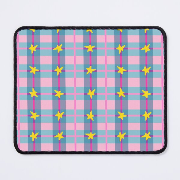Item preview, plaid star pattern designed and sold by trinketgal.