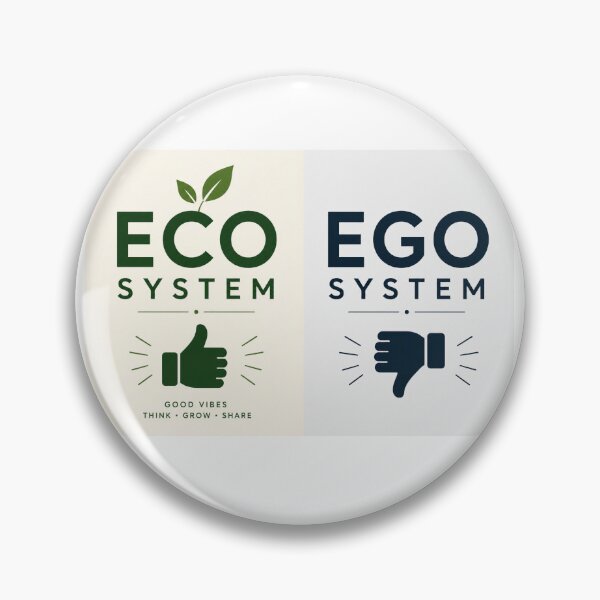 Item preview, Eco system ego system sticker designed and sold by Navitaloves.
