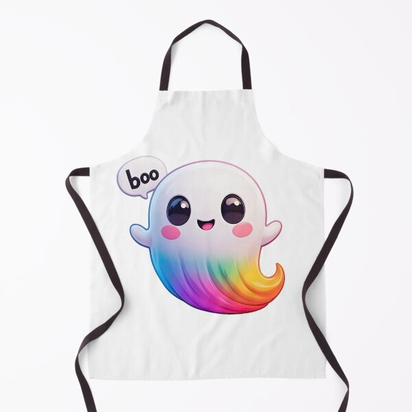 Item preview, Boo! — Rainbow Kawaii Ghost designed and sold by ArtMindFusion.
