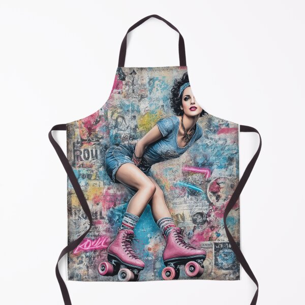 Item preview, Retro Street Roller Girl designed and sold by Szpaku desart .