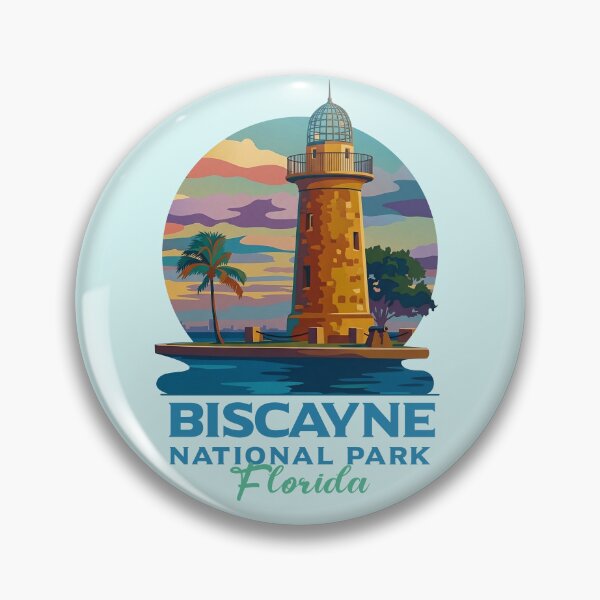 Item preview, Biscayne National Park Florida Vintage Lighthouse designed and sold by LinaValearte.