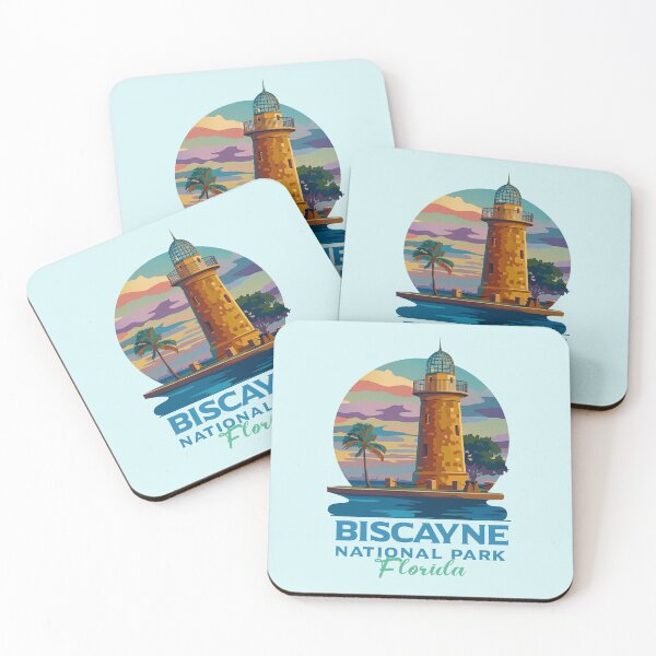 Item preview, Biscayne National Park Florida Vintage Lighthouse designed and sold by LinaValearte.