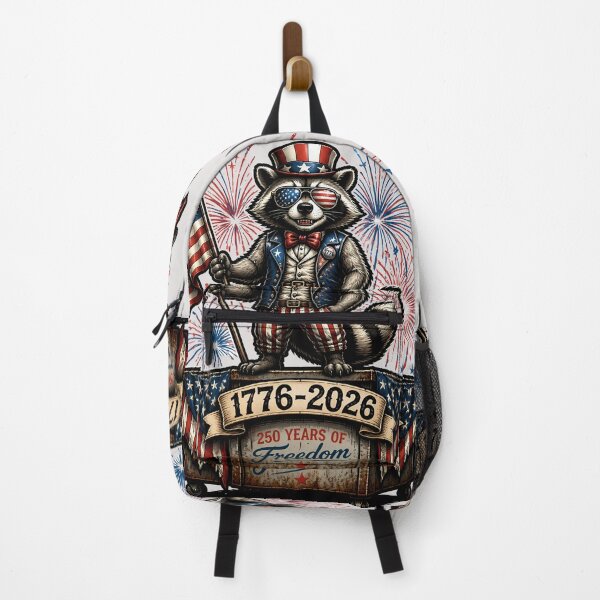 Item preview, 250 Years Of Freedom Raccoon | Patriotic Raccoon | America 250 | Funny 4th Of July Design | USA Independence Day Sublimation designed and sold by VectorJoy.