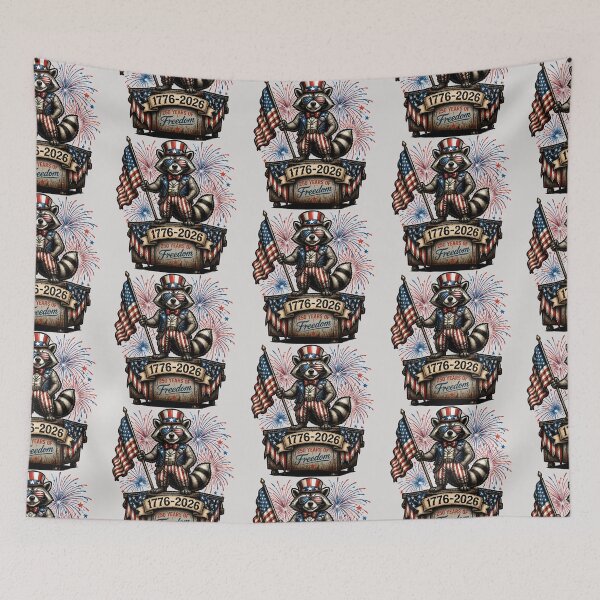 Item preview, 250 Years Of Freedom Raccoon | Patriotic Raccoon | America 250 | Funny 4th Of July Design | USA Independence Day Sublimation designed and sold by VectorJoy.