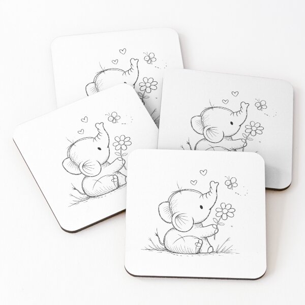 Item preview, CSK 27 - Elephant with flower designed and sold by CSK27.