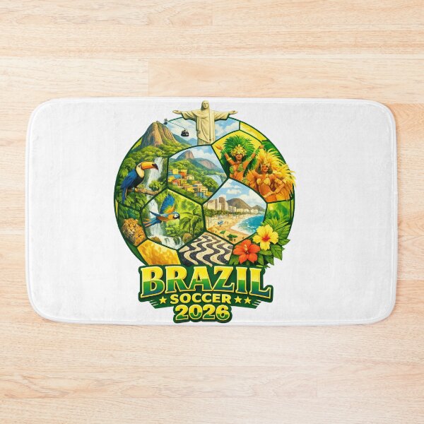 Item preview, Brazil Soccer 2026 Shirt - Rio de Janeiro Football Gift for Brazil Fans designed and sold by UrbanPrintVibes.