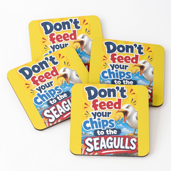 Item preview, Don't Feed Your Chips to the Seagulls  designed and sold by loganferret.