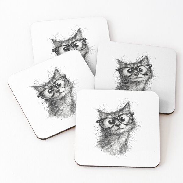 Item preview, CSK 27 - Cat with glasses designed and sold by CSK27.