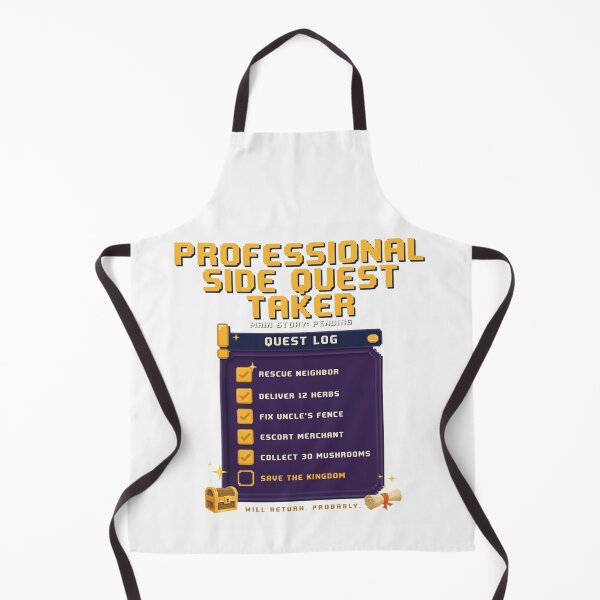 Item preview, Professional Side Quest Taker Shirt - Funny ADHD Gamer RPG Gift designed and sold by EXATEES ⭐⭐⭐⭐⭐.