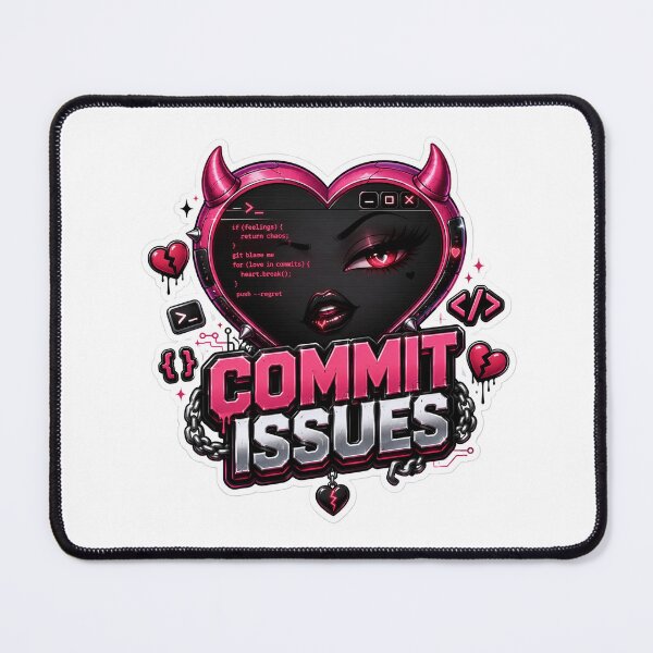 Item preview, Commit Issues designed and sold by DebugLab.