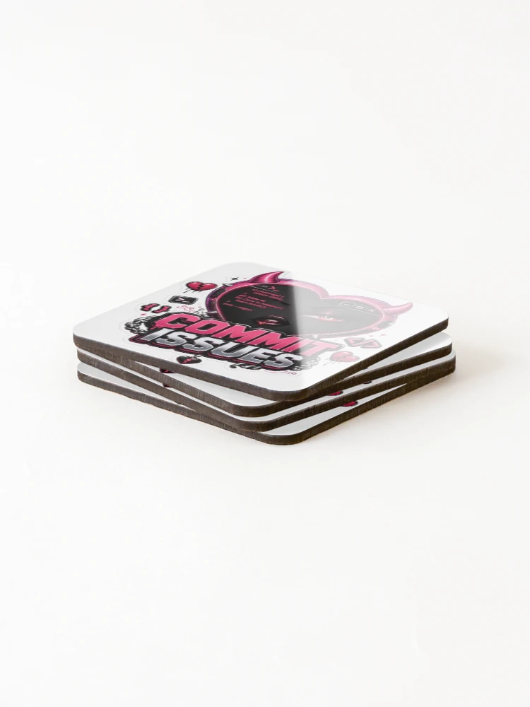 Thumbnail 4 of 5, Coasters (Set of 4), Commit Issues designed and sold by DebugLab.