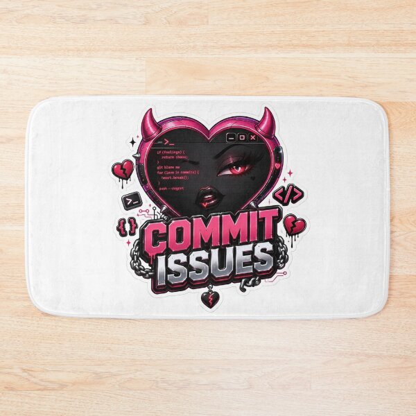 Item preview, Commit Issues designed and sold by DebugLab.