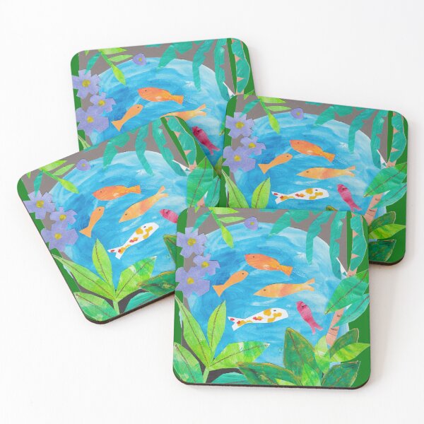 Item preview, Koi Fish at the Botanical Gardens designed and sold by MaryKunzGoldman.