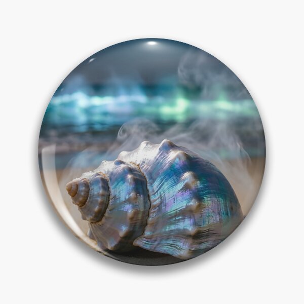 Item preview, Mystical Seashell on Moonlit Beach designed and sold by Roanemermaid.