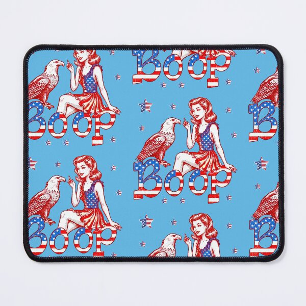 Item preview, Patriotic Vintage Girl And American Eagle designed and sold by TeeARTHY.