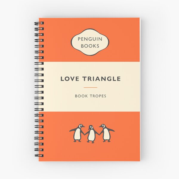 Item preview, love triangle penguin cover book tropes designed and sold by liveawhimsylife.