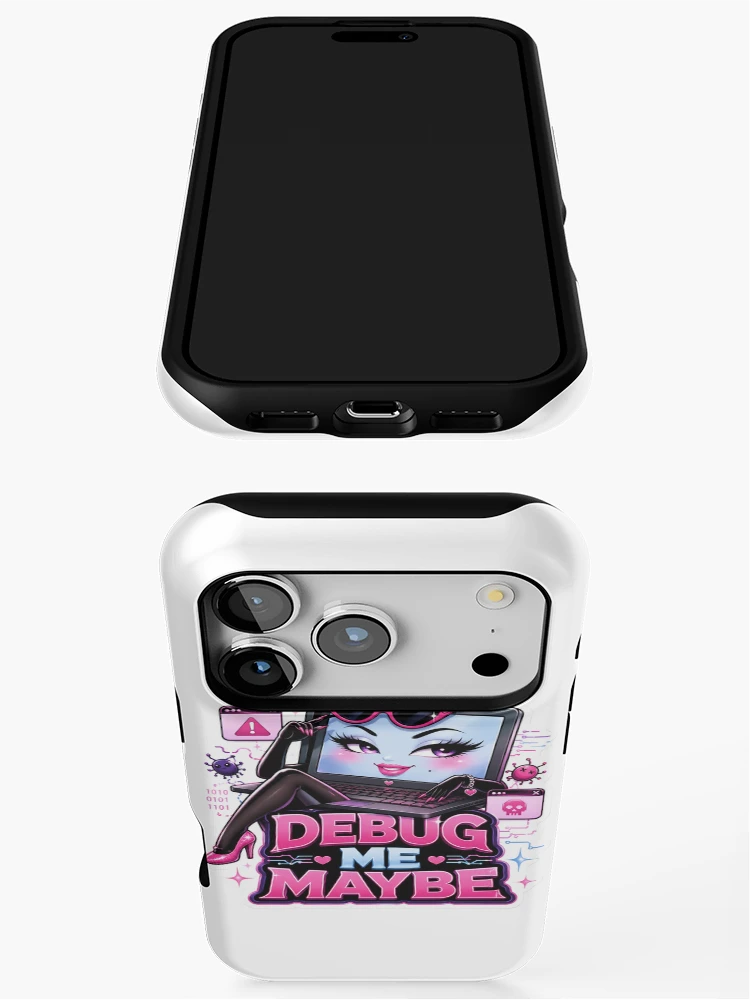 Thumbnail 3 of 4, iPhone Case, Debug Me Maybe designed and sold by DebugLab.