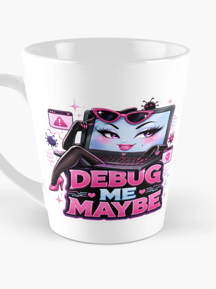 Thumbnail 3 of 4, Coffee Mug, Debug Me Maybe designed and sold by DebugLab.