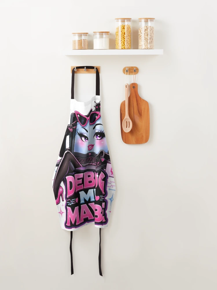Thumbnail 4 of 6, Apron, Debug Me Maybe designed and sold by DebugLab.