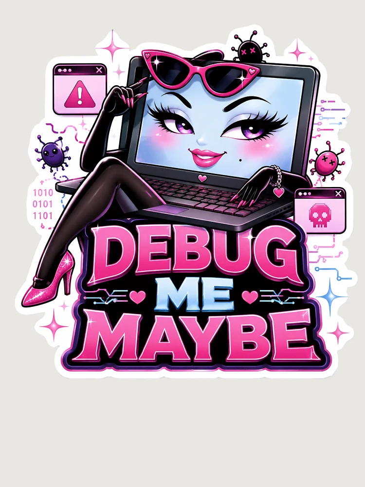 Thumbnail 6 von 6, Premium Oversized Pullover, Debug Me Maybe designt und verkauft von DebugLab.