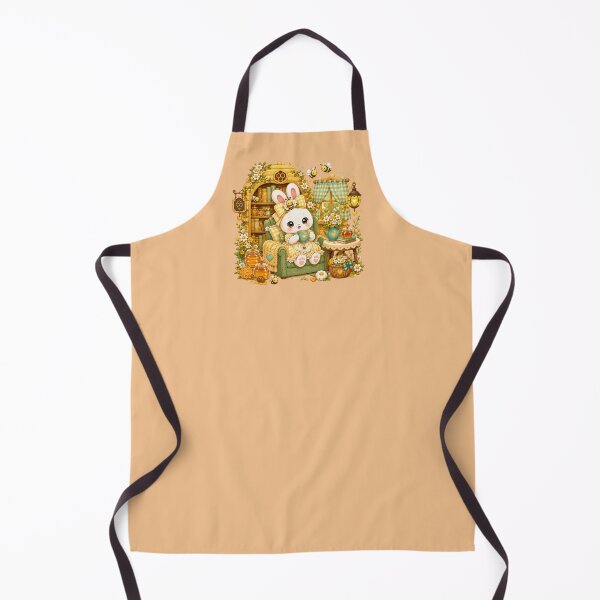Item preview, Cute Bunny Reading Tea Kawaii Bee Cottagecore Cozy Book Lover Aesthetic designed and sold by ALH Apparel.