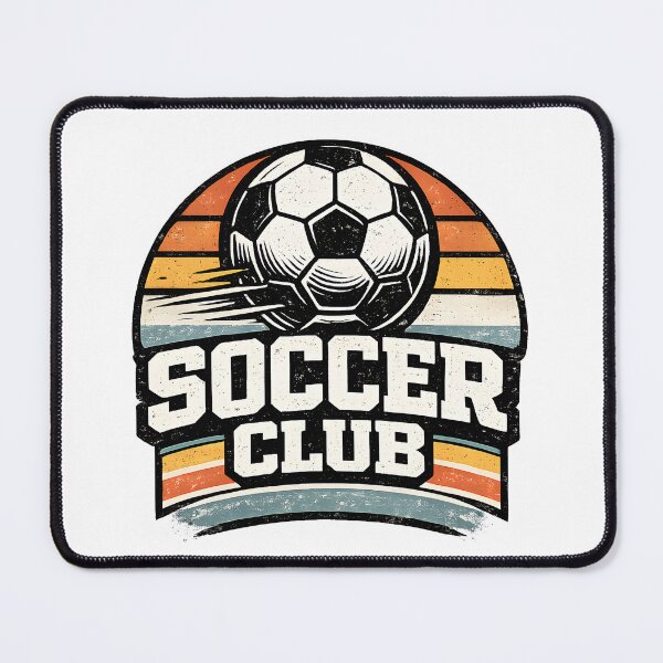 Item preview, Vintage Soccer Club Retro Soccer Fan T-Shirt designed and sold by DREAMBURN™.