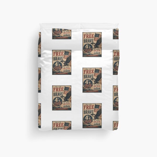 Item preview, Home of the Free Because of the Brave Vintage 4th of July Design designed and sold by PMDesignStudio.