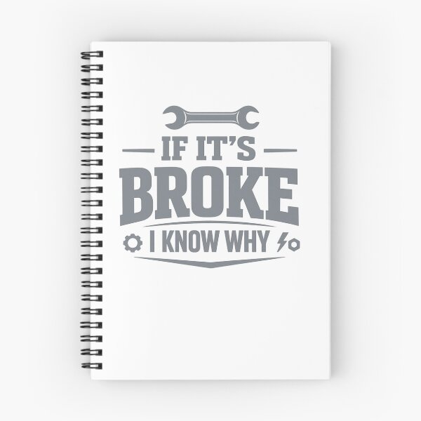 Item preview, Funny HVAC Technician Quote - "If it's Broke I know why" - HVAC Quote designed and sold by FrozenHeat97.