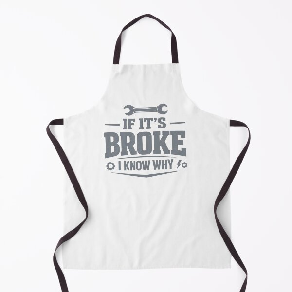 Item preview, Funny HVAC Technician Quote - "If it's Broke I know why" - HVAC Quote designed and sold by FrozenHeat97.