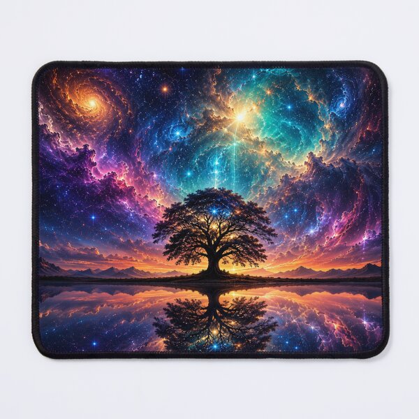 Item preview, Cosmic tree and nebula reflection designed and sold by OandSDesigns23.