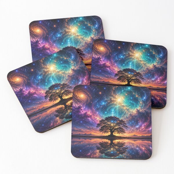Item preview, Cosmic tree and nebula reflection designed and sold by OandSDesigns23.