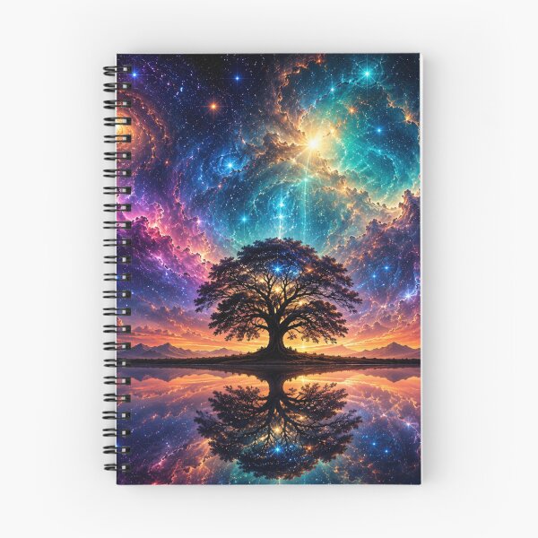 Item preview, Cosmic tree and nebula reflection designed and sold by OandSDesigns23.