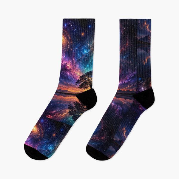 Item preview, Cosmic tree and nebula reflection designed and sold by OandSDesigns23.