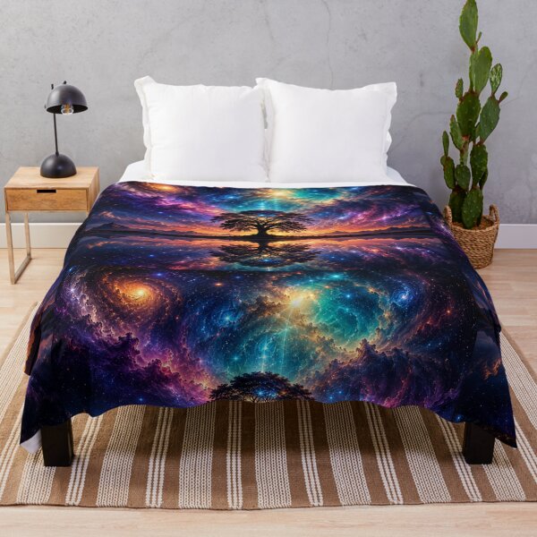 Item preview, Cosmic tree and nebula reflection designed and sold by OandSDesigns23.