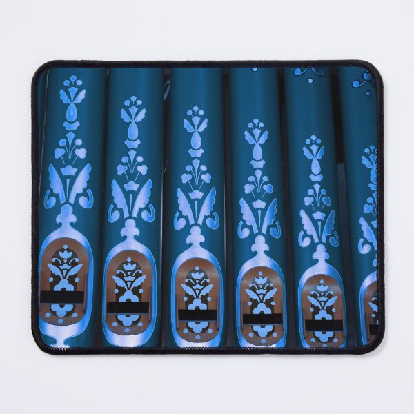 Item preview, Blue Decorative Organ Pipes Folk Art Architectural Detail designed and sold by pinkal.