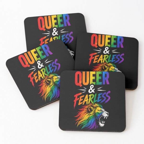Item preview, Queer & Fearless – Rainbow Lion designed and sold by KyniraaCo.