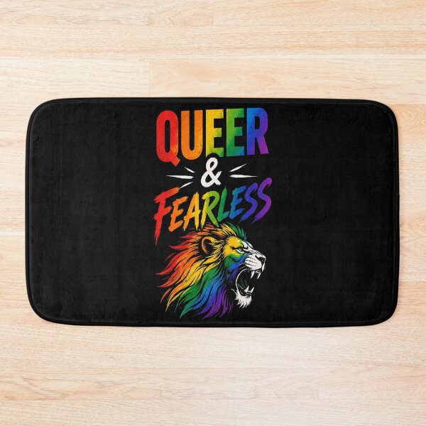 Item preview, Queer & Fearless – Rainbow Lion designed and sold by KyniraaCo.
