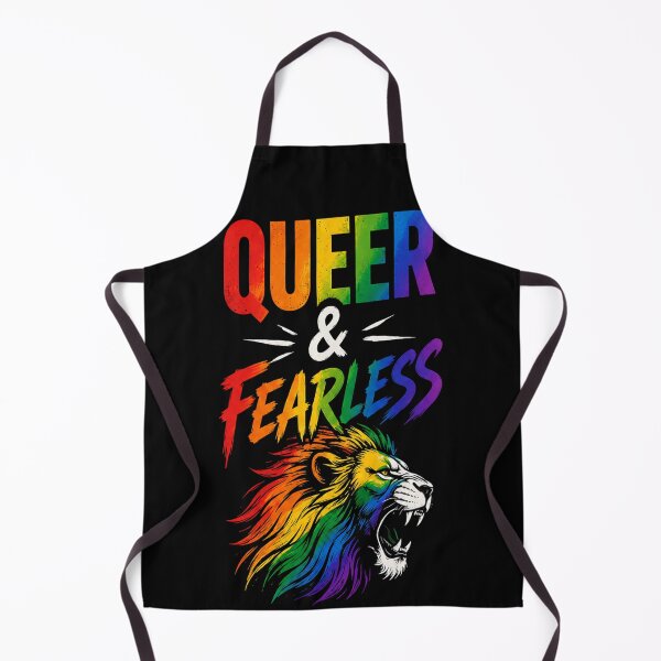Item preview, Queer & Fearless – Rainbow Lion designed and sold by KyniraaCo.