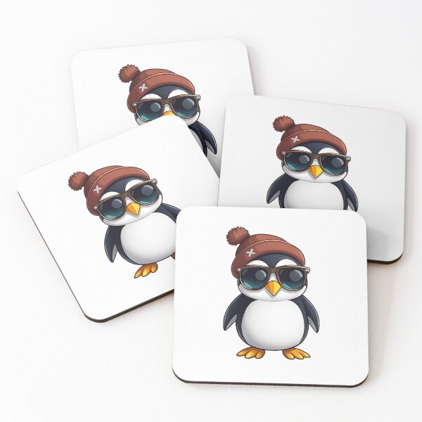 Item preview, Cool Penguin with Beanie and Sunglasses designed and sold by KM Design.