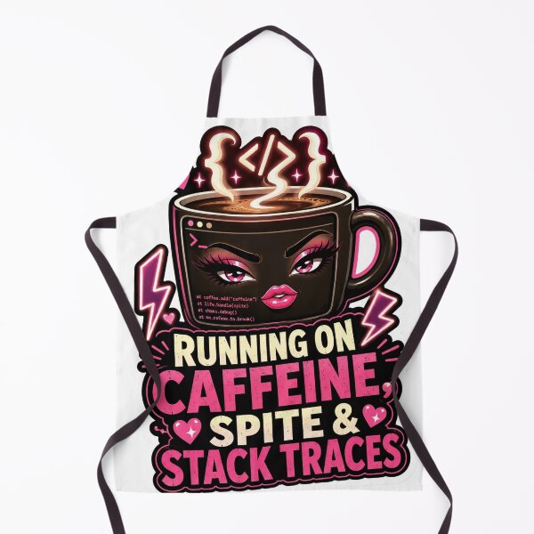 Item preview, Running on Caffeine Spite and Stack Traces designed and sold by DebugLab.
