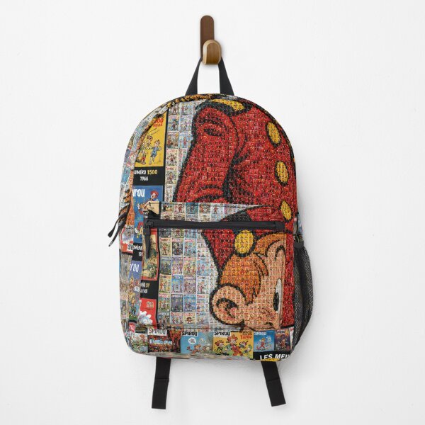Item preview, Vintage Spirou Mosaic Poster – The Best Issues 1938-2024 designed and sold by JcAbstractArt.