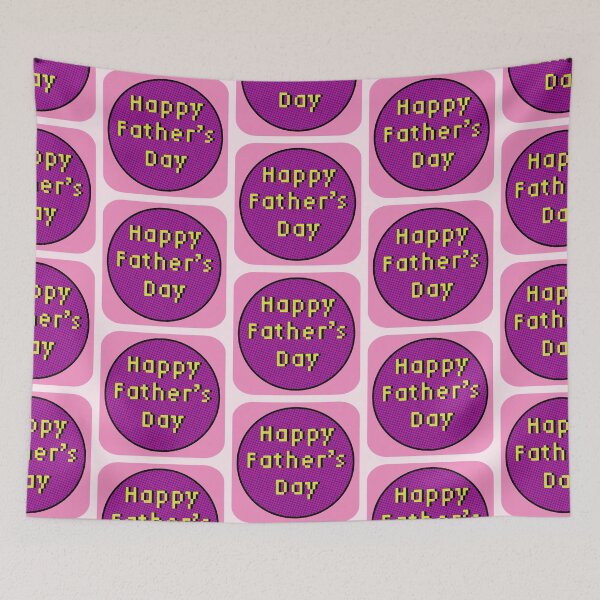 Item preview, Father’s Day Vibrant Op art Typography designed and sold by cremedecolor.